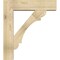 Ekena Millwork Olympic Block Rough Sawn Bracket w/ Offset Brace, Douglas Fir, 8"W x 32"D x 36"H BKT0806X32X36OLY05RDF - alternate 2